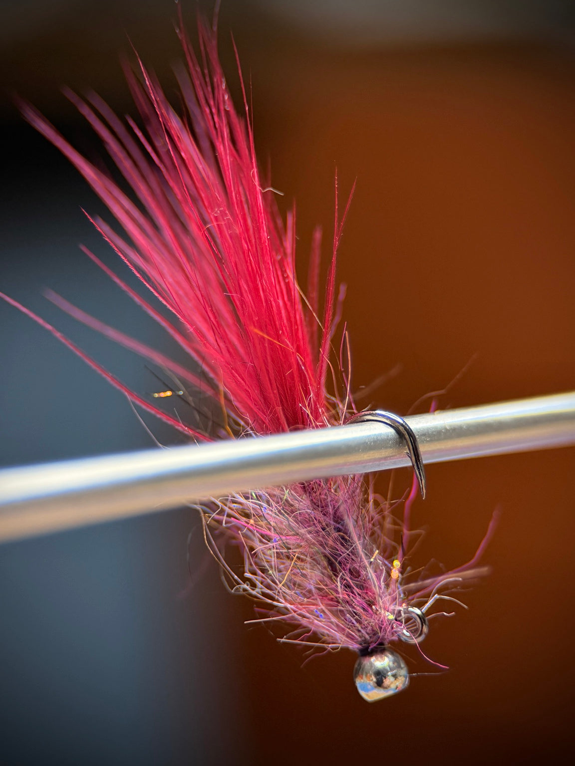 Balanced Leech - Blood/Pink fly